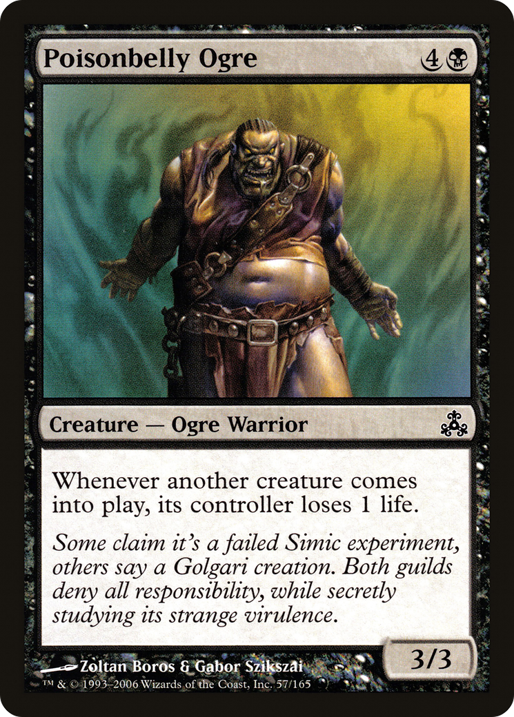 Poisonbelly Ogre (GPT-057) [Guildpact] MTG Single Wizards of the Coast