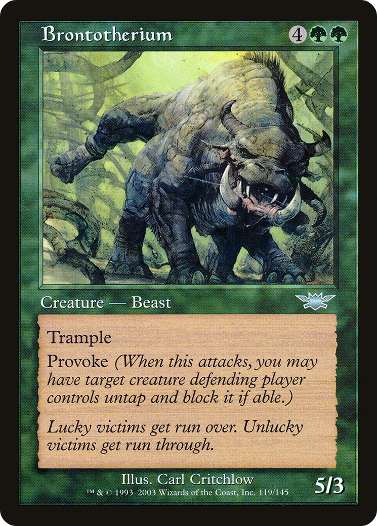 Brontotherium (LGN-119) [Legions] MTG Single Wizards of the Coast