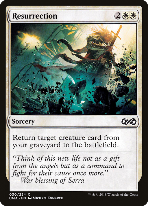 Resurrection (UMA-030) [Ultimate Masters] Foil MTG Single Wizards of the Coast