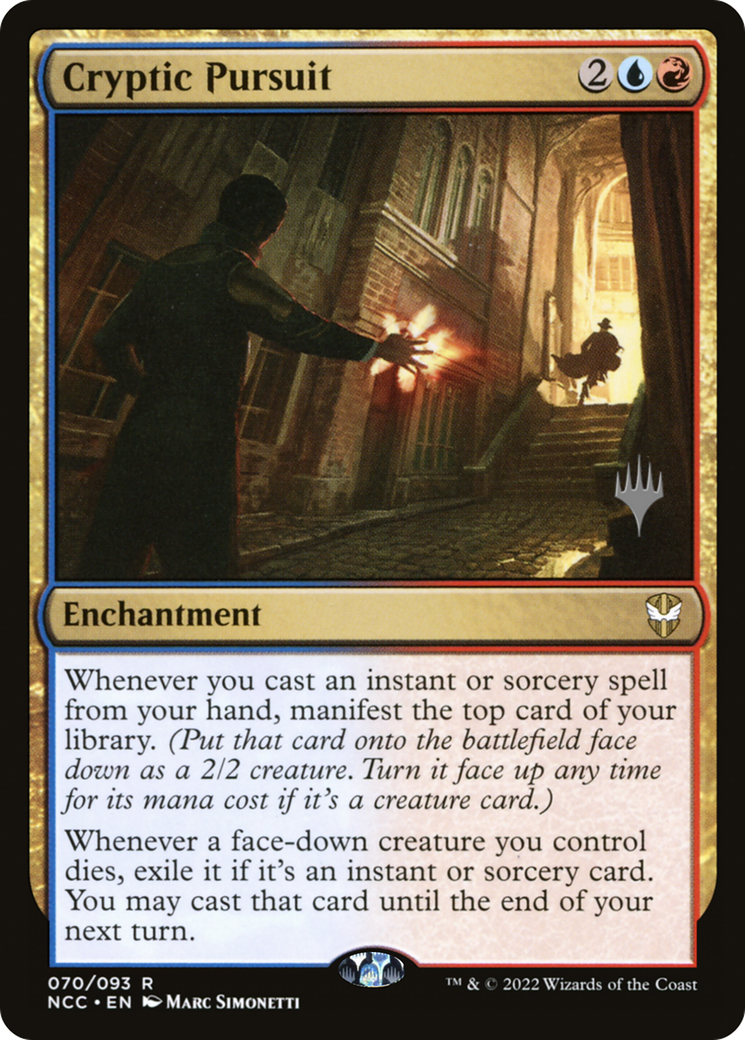 Cryptic Pursuit (PPSNC-70P) [New Capenna Commander Promos] Foil MTG Single Wizards of the Coast