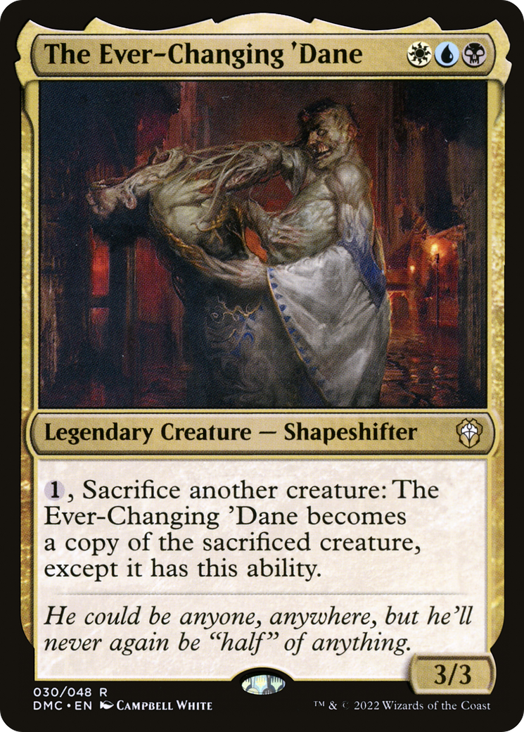 The Ever-Changing 'Dane (DMC-030) [Dominaria United Commander] Foil MTG Single Wizards of the Coast