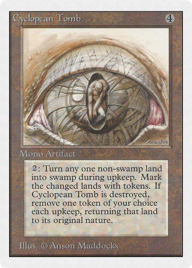 Cyclopean Tomb (2ED-) [Oldschool] Unlimited Edition MTG Single Wizards of the Coast