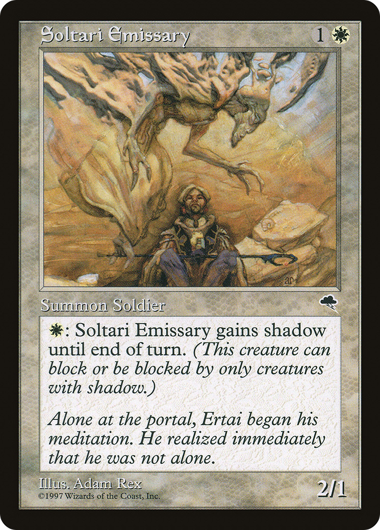 Soltari Emissary (TMP-042) [Tempest] MTG Single Wizards of the Coast