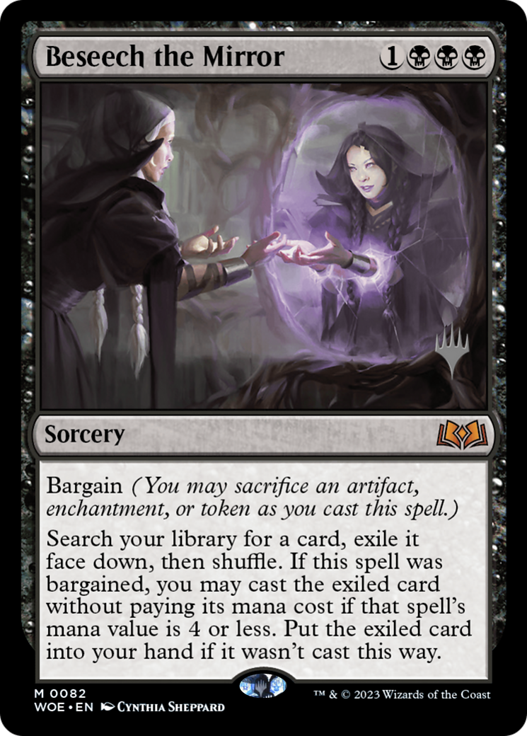 Beseech the Mirror (PPWOE-082) [Wilds of Eldraine Promos] MTG Single Wizards of the Coast