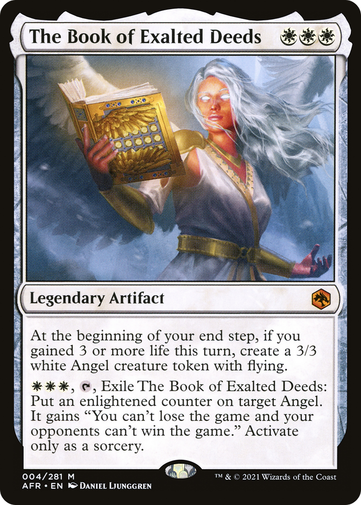 The Book of Exalted Deeds (AFR-004) [Adventures in the Forgotten Realms] MTG Single Wizards of the Coast