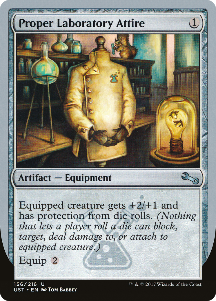 Proper Laboratory Attire (UST-156) [Unstable] Foil MTG Single Wizards of the Coast