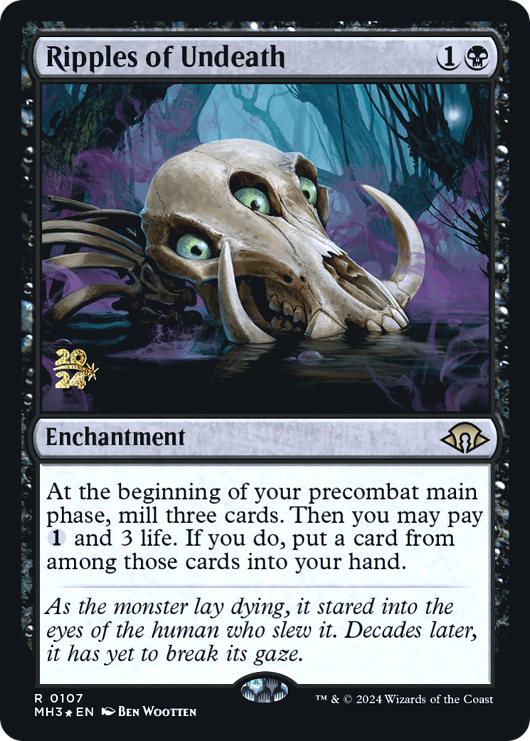 Ripples of Undeath (PRE-107) [Modern Horizons 3 Promos] Foil MTG Single Wizards of the Coast