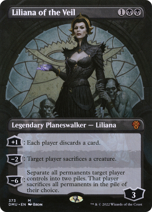 Liliana of the Veil (DMU-373) [Dominaria United] (Borderless) MTG Single Wizards of the Coast