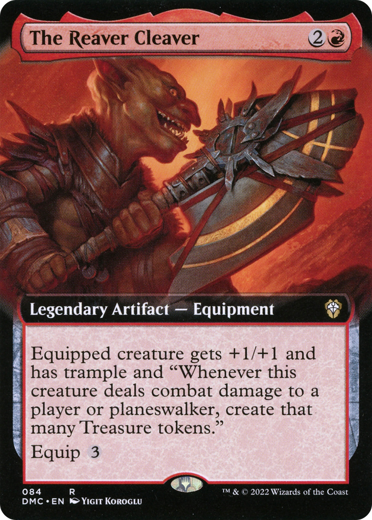The Reaver Cleaver (DMC-084) [Dominaria United Commander] (Extended Art) MTG Single Wizards of the Coast