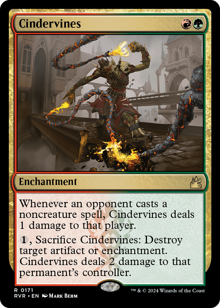Cindervines (RVR-171) [Ravnica Remastered] MTG Single Wizards of the Coast