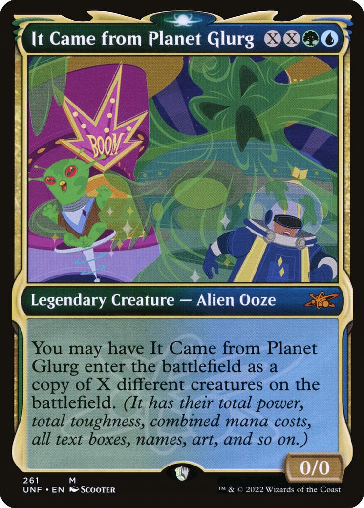 It Came from Planet Glurg (UNF-261) [Unfinity] (Showcase) MTG Single Wizards of the Coast