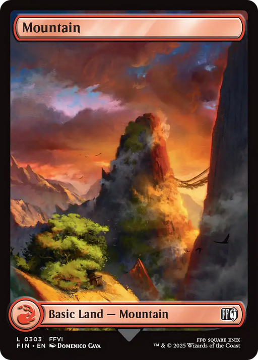 Mountain (FIN-303) [FINAL FANTASY] MTG Single Wizards of the Coast