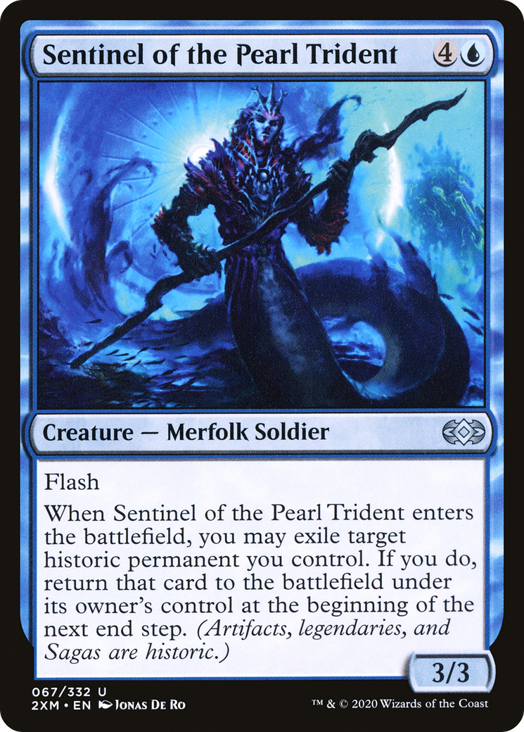 Sentinel of the Pearl Trident (2XM-067) [Double Masters] Foil MTG Single Wizards of the Coast