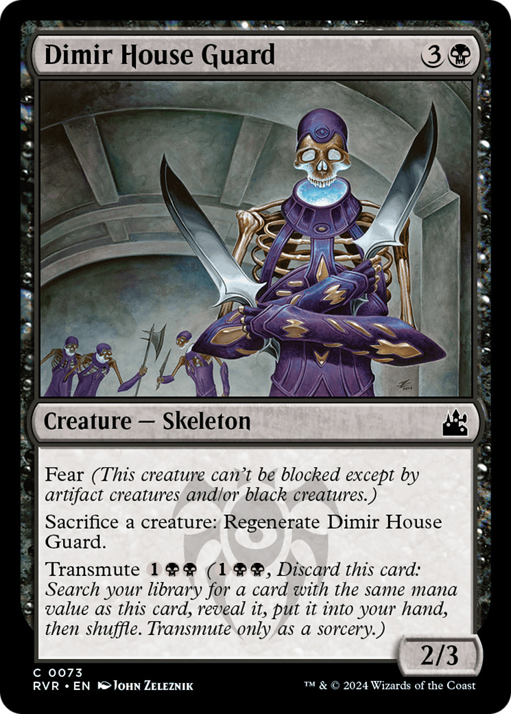 Dimir House Guard (RVR-073) [Ravnica Remastered] Foil MTG Single Wizards of the Coast
