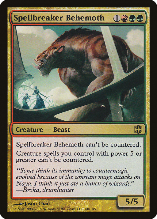 Spellbreaker Behemoth (ARB-060) [Alara Reborn] Foil MTG Single Wizards of the Coast