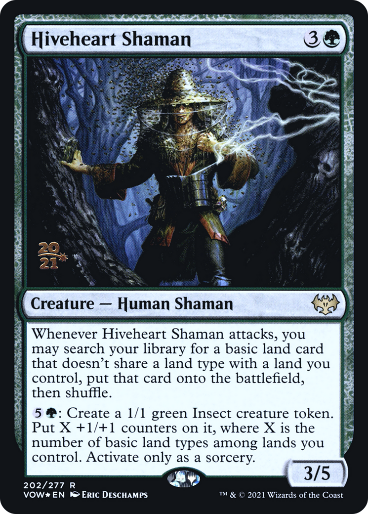 Hiveheart Shaman (PRE-202S) [Innistrad: Crimson Vow Promos] Foil MTG Single Wizards of the Coast