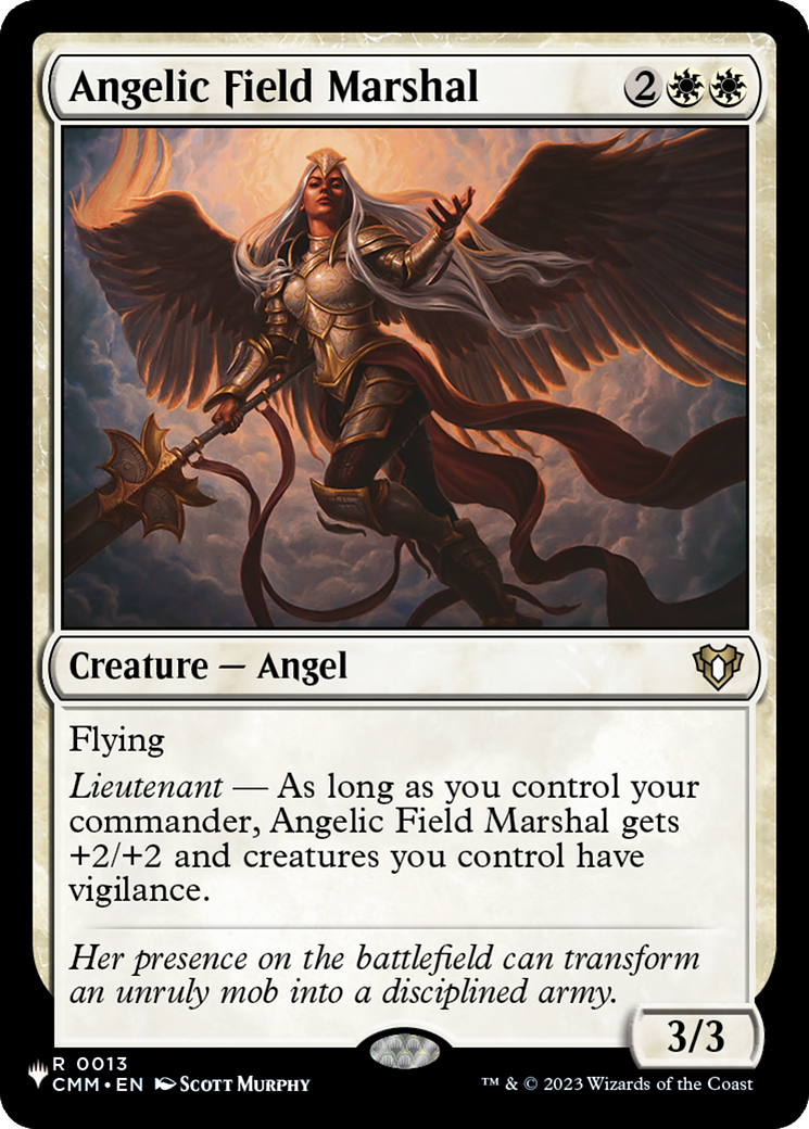 Angelic Field Marshal (LIST-013) [Mystery Booster] The List Foil MTG Single Wizards of the Coast