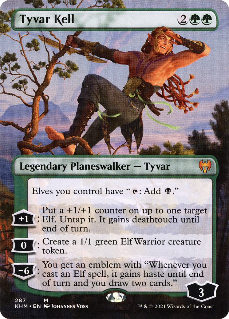 Tyvar Kell (KHM-287) [Kaldheim] (Borderless) MTG Single Wizards of the Coast