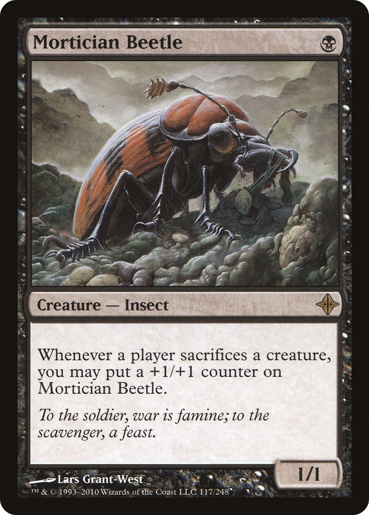Mortician Beetle (ROE-117) [Rise of the Eldrazi] Foil MTG Single Wizards of the Coast