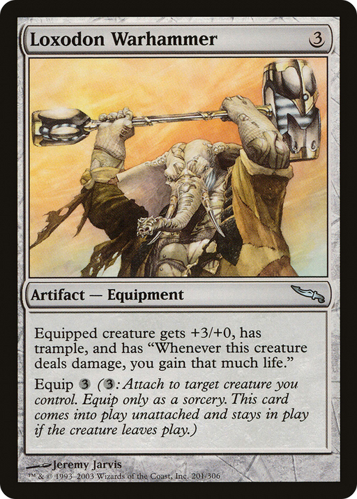 Loxodon Warhammer (MRD-201) [Mirrodin] MTG Single Wizards of the Coast