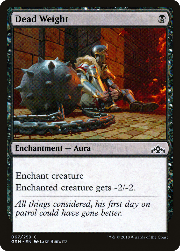 Dead Weight (GRN-067) [Guilds of Ravnica] Foil MTG Single Wizards of the Coast