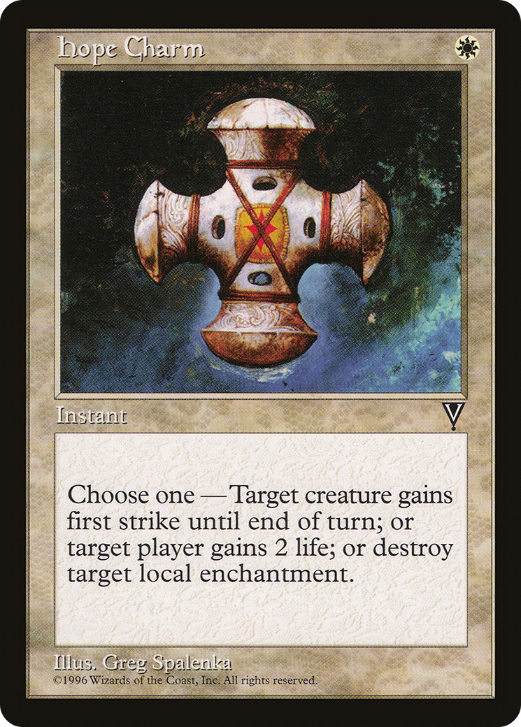 Hope Charm (VIS-) [Visions] MTG Single Wizards of the Coast