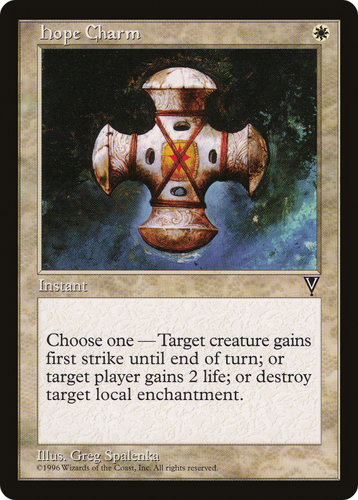 Hope Charm (VIS-) [Visions] MTG Single Wizards of the Coast