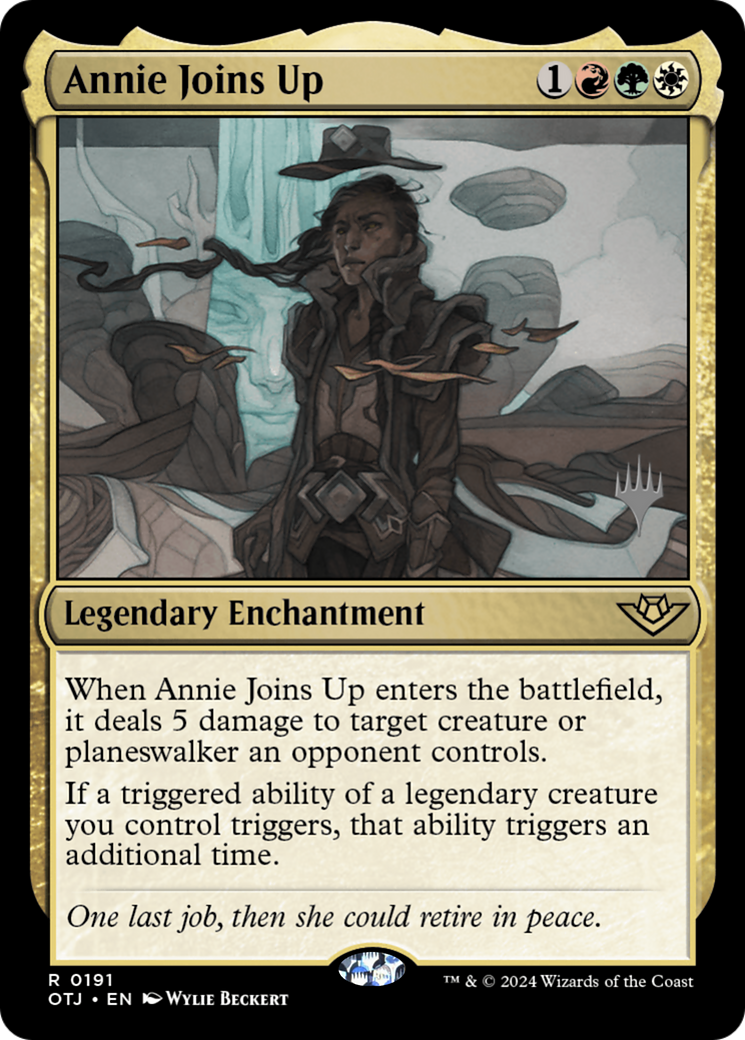 Annie Joins Up (PPOTJ-191) [Outlaws of Thunder Junction Promos] MTG Single Wizards of the Coast