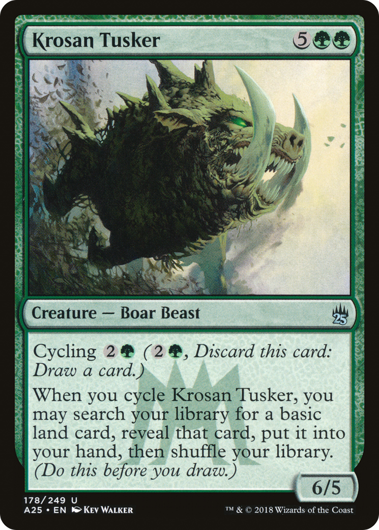Krosan Tusker (A25-178) [Masters 25] MTG Single Wizards of the Coast