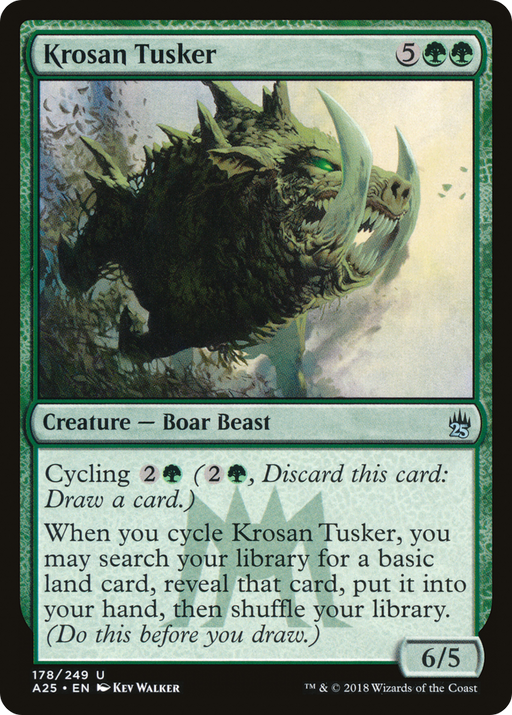 Krosan Tusker (A25-178) [Masters 25] MTG Single Wizards of the Coast