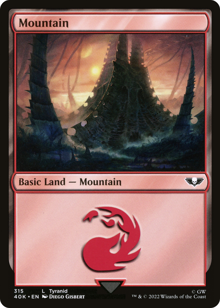 Mountain (40K-315) [Warhammer 40,000 Commander] MTG Single Wizards of the Coast
