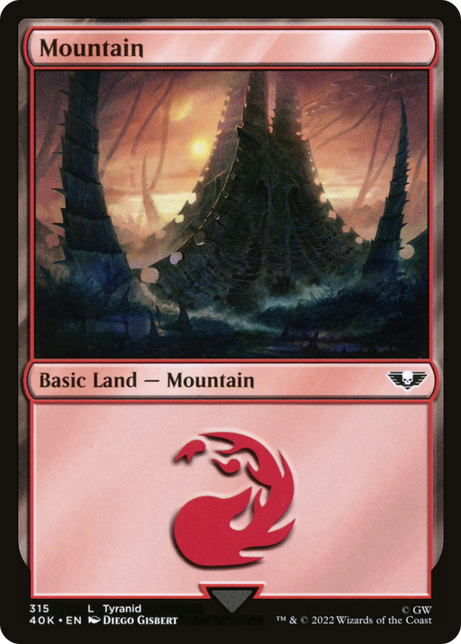 Mountain (40K-315) [Warhammer 40,000 Commander] MTG Single Wizards of the Coast