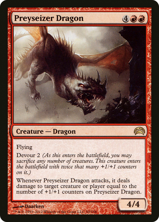 Preyseizer Dragon (PC2-050) [Misc] Planechase 2012 MTG Single Wizards of the Coast