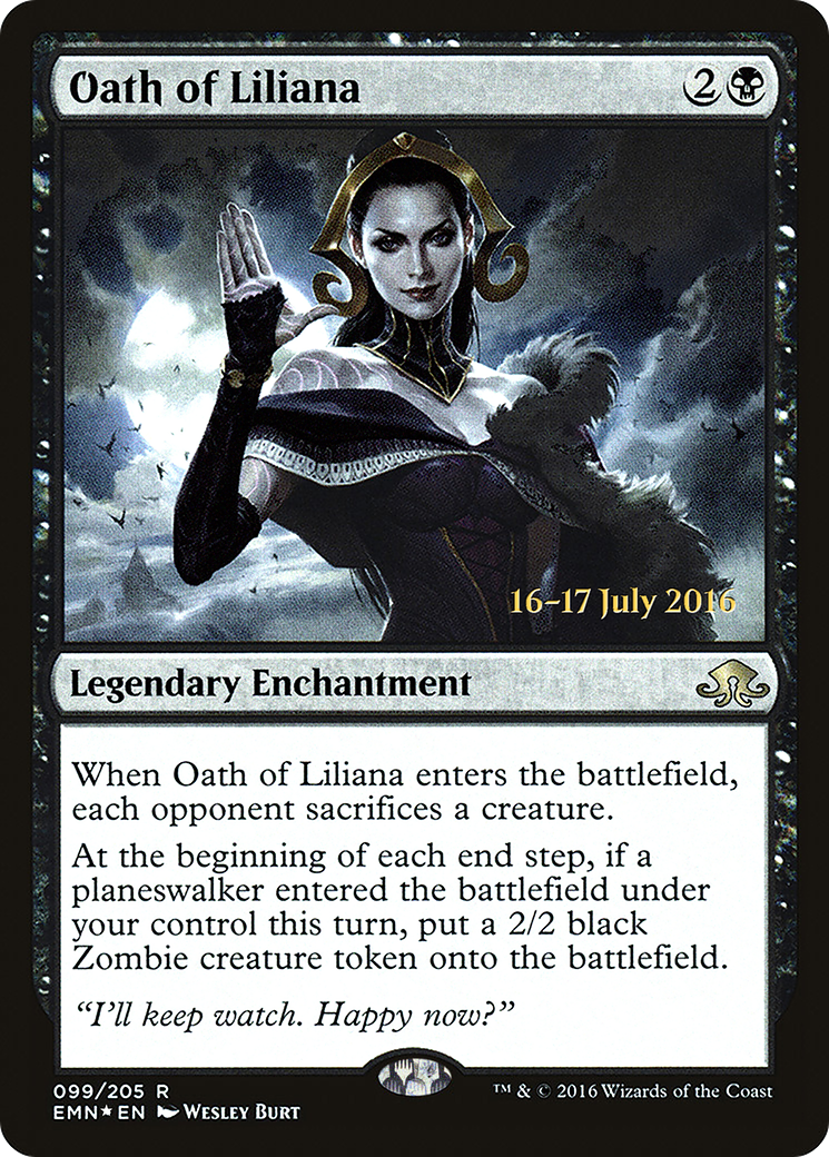 Oath of Liliana (PRE-099) [Eldritch Moon Promos] Foil MTG Single Wizards of the Coast