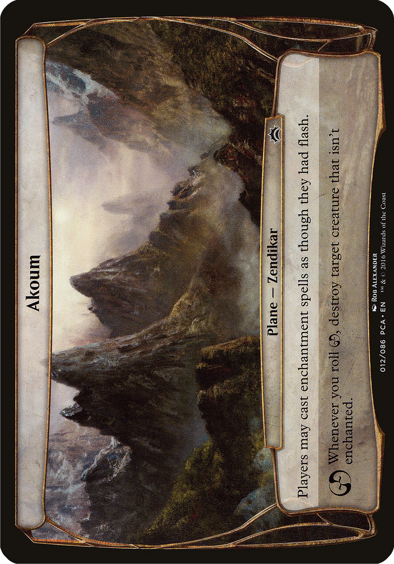 Akoum (Planechase Anthology) (OVER-) [Oversized] Planechase Anthology Planes MTG Single Wizards of the Coast