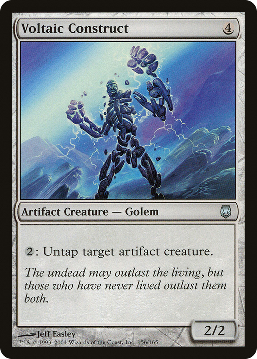 Voltaic Construct (DST-156) [Darksteel] MTG Single Wizards of the Coast