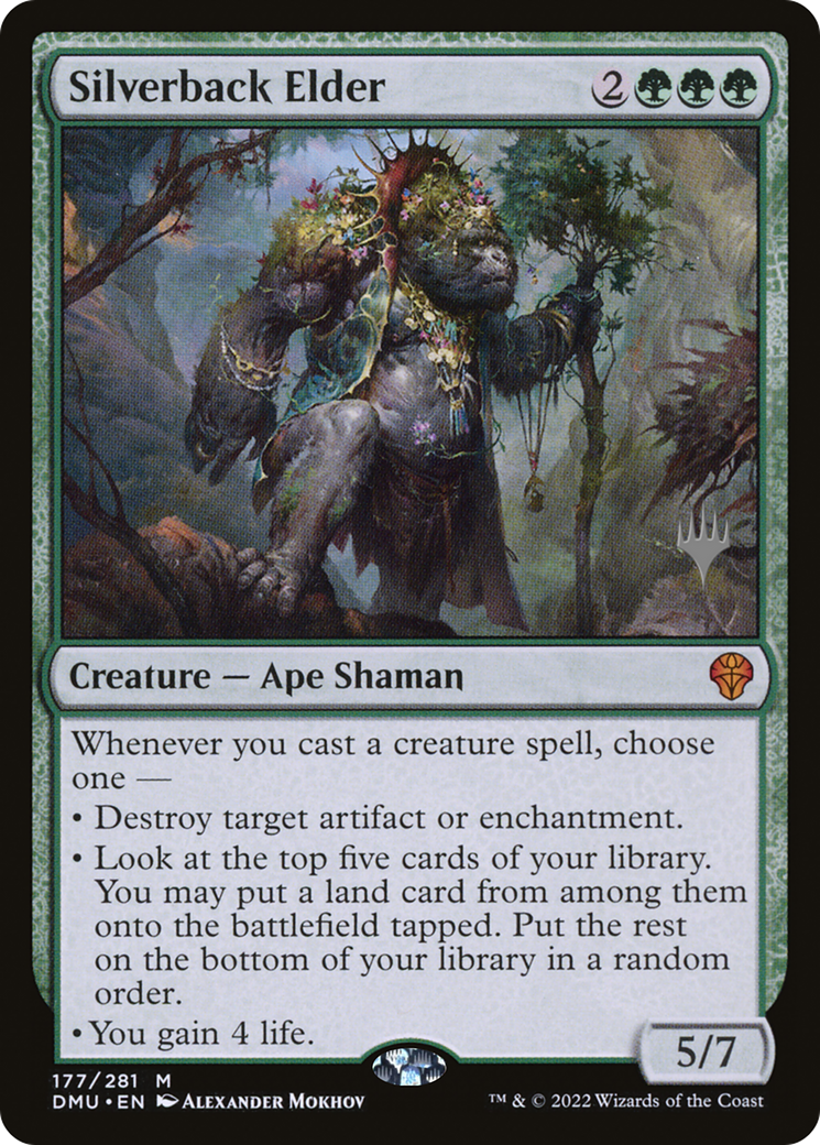 Silverback Elder (PPDMU-177) [Dominaria United Promos] MTG Single Wizards of the Coast