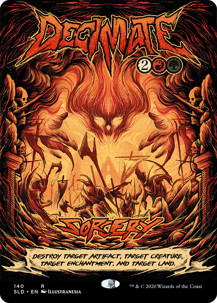 Decimate (SLD-140) [Secret Lair] Drop (Borderless) MTG Single Wizards of the Coast