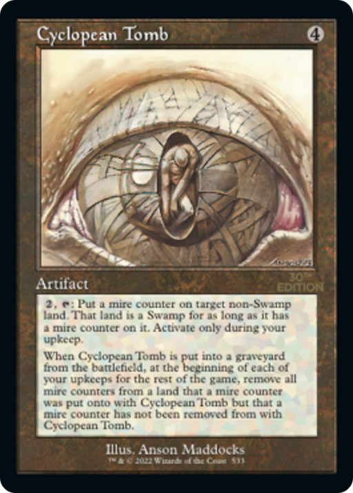 Cyclopean Tomb (30A-533) [30th Anniversary Edition] MTG Single Wizards of the Coast