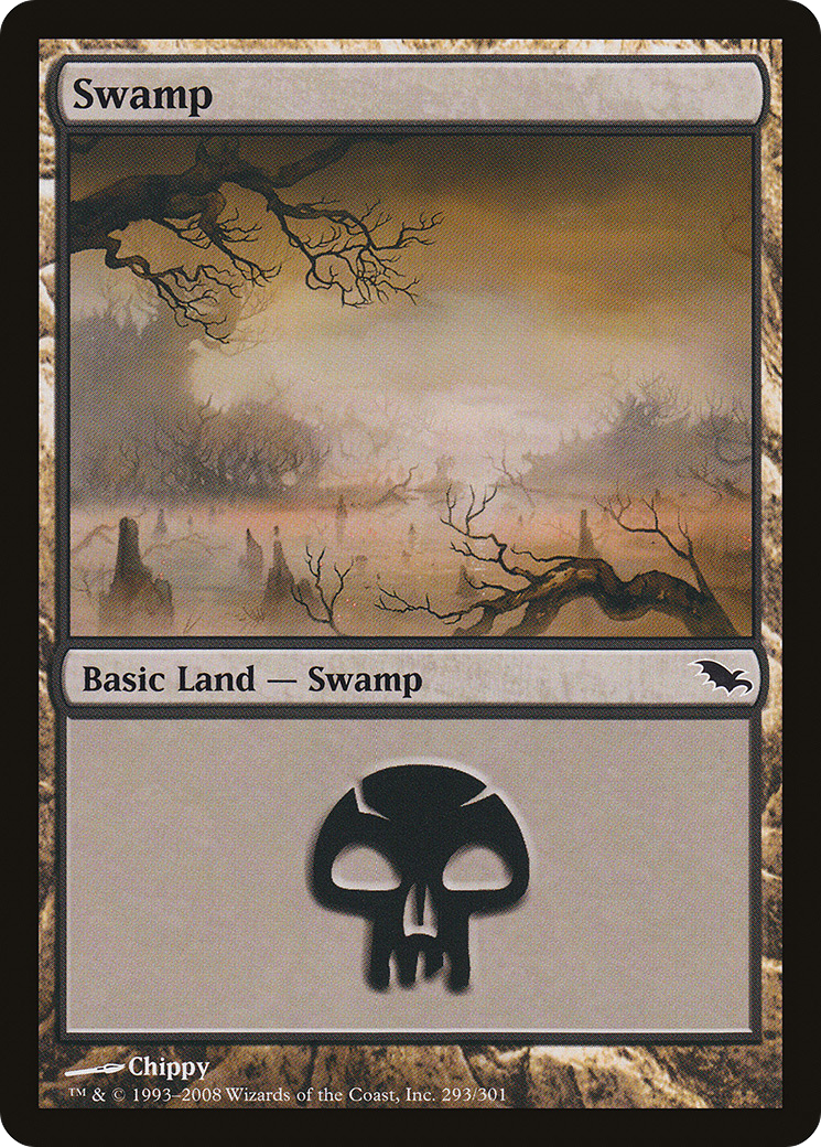 Swamp (SHM-293) [Shadowmoor] Foil MTG Single Wizards of the Coast