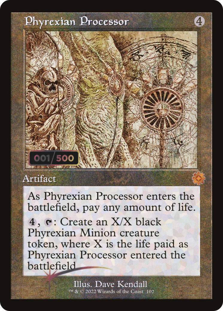 Phyrexian Processor (BRR-102Z) [The Brothers' War Retro Artifacts] Foil MTG Single Wizards of the Coast
