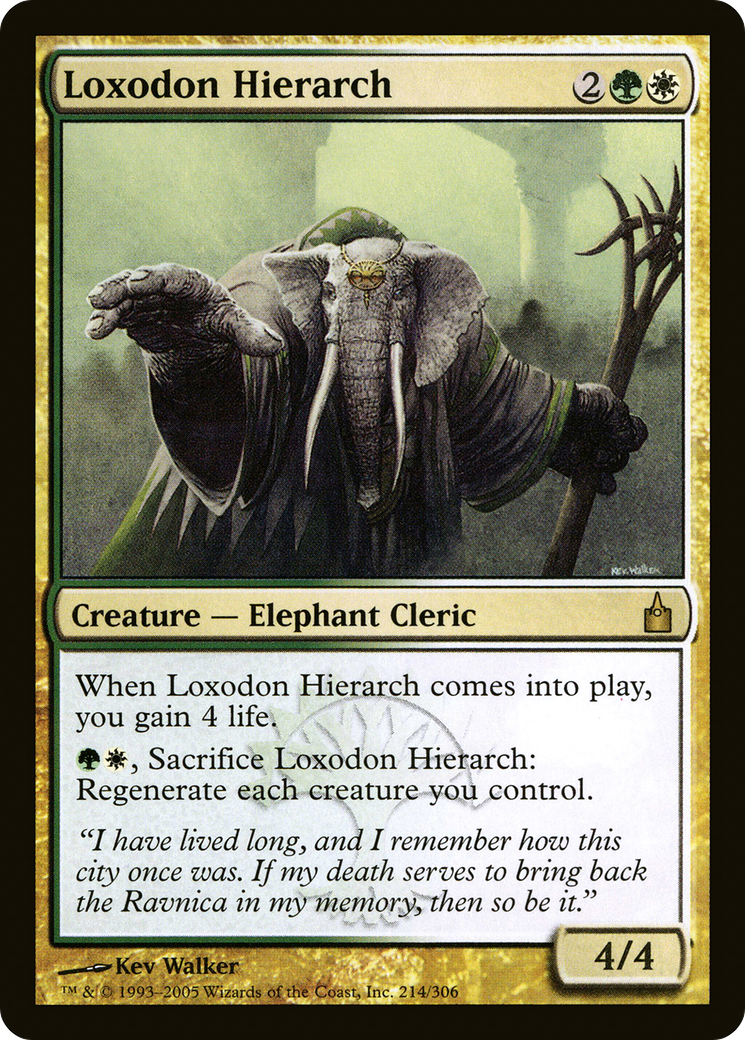 Loxodon Hierarch (RAV-214) [Ravnica: City of Guilds] Foil MTG Single Wizards of the Coast