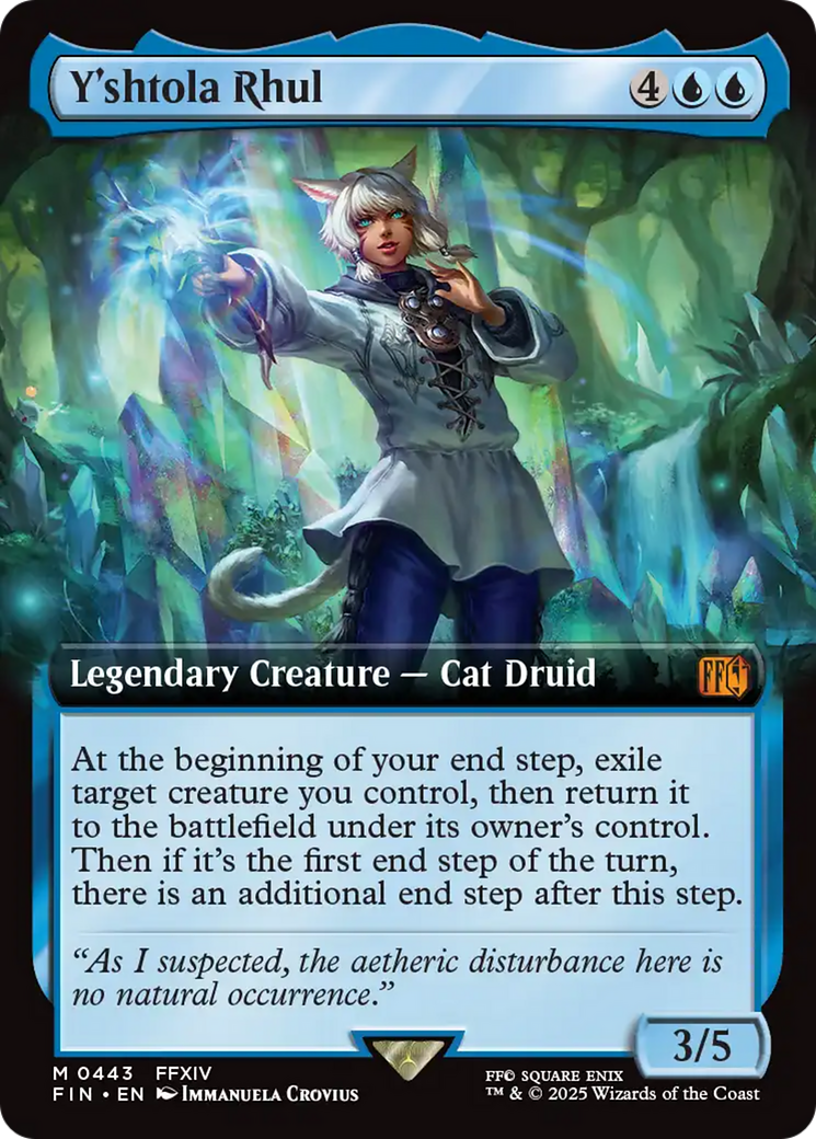 Y'shtola Rhul (FIN-443) [FINAL FANTASY] (Extended Art) Foil MTG Single Wizards of the Coast