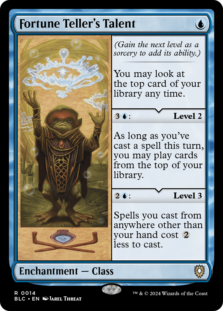 Fortune Teller's Talent (BLC-014) [Bloomburrow Commander] MTG Single Wizards of the Coast