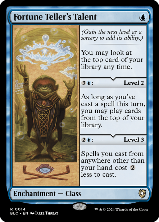 Fortune Teller's Talent (BLC-014) [Bloomburrow Commander] MTG Single Wizards of the Coast