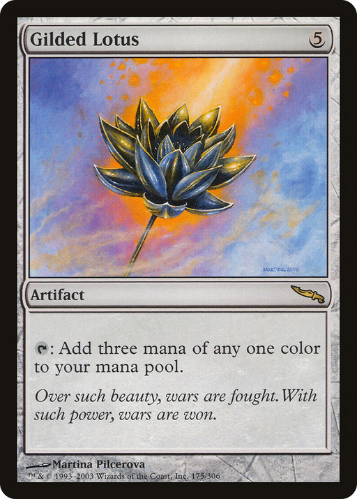 Gilded Lotus (MRD-175) [Mirrodin] Foil MTG Single Wizards of the Coast