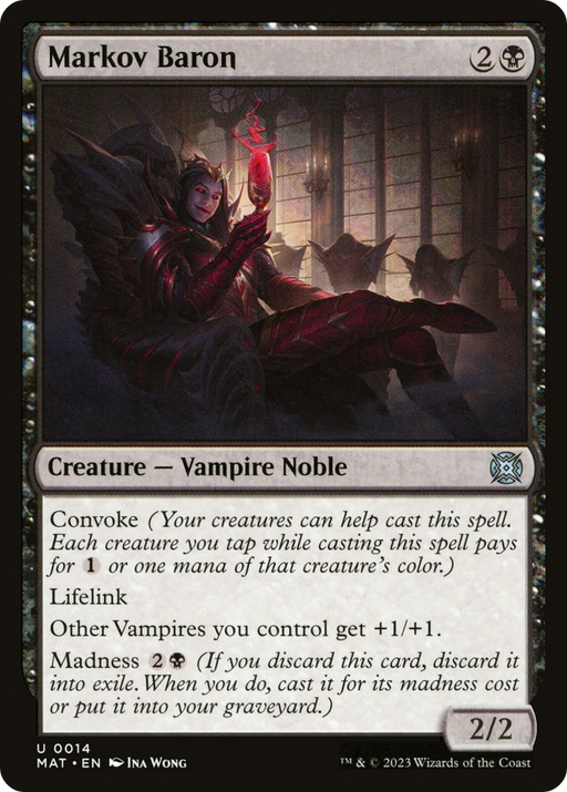 Markov Baron (MAT-014) [March of the Machine: The Aftermath] Foil MTG Single Wizards of the Coast