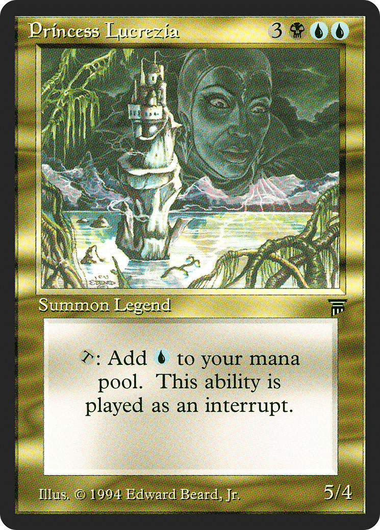 Princess Lucrezia (LEG-249) [Oldschool] Legends MTG Single Wizards of the Coast