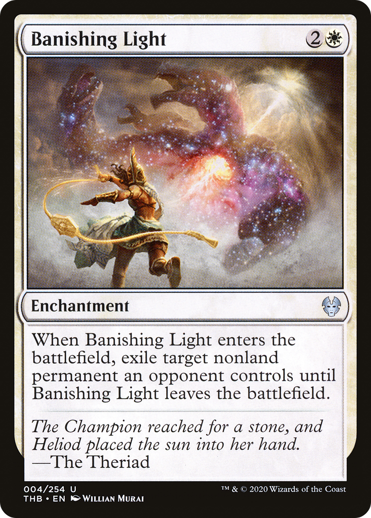 Banishing Light (THB-004) [Theros Beyond Death] Foil MTG Single Wizards of the Coast