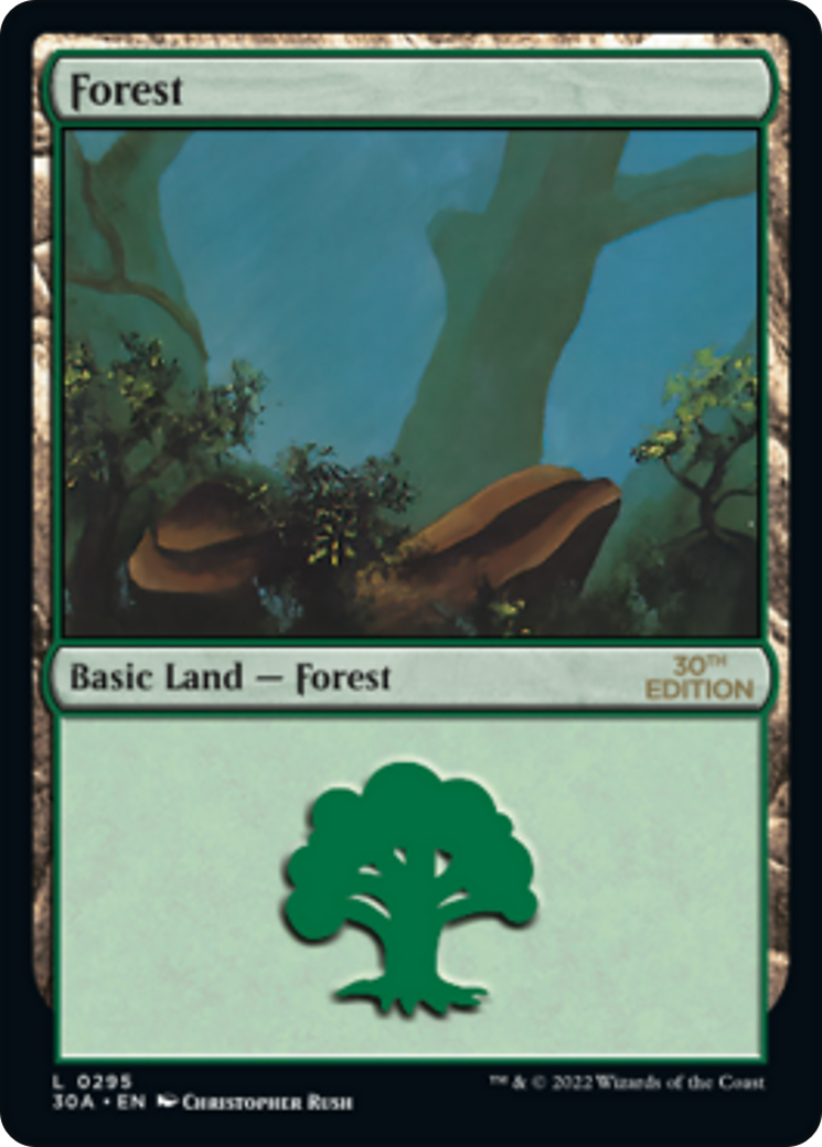 Forest (30A-295) [30th Anniversary Edition] MTG Single Wizards of the Coast